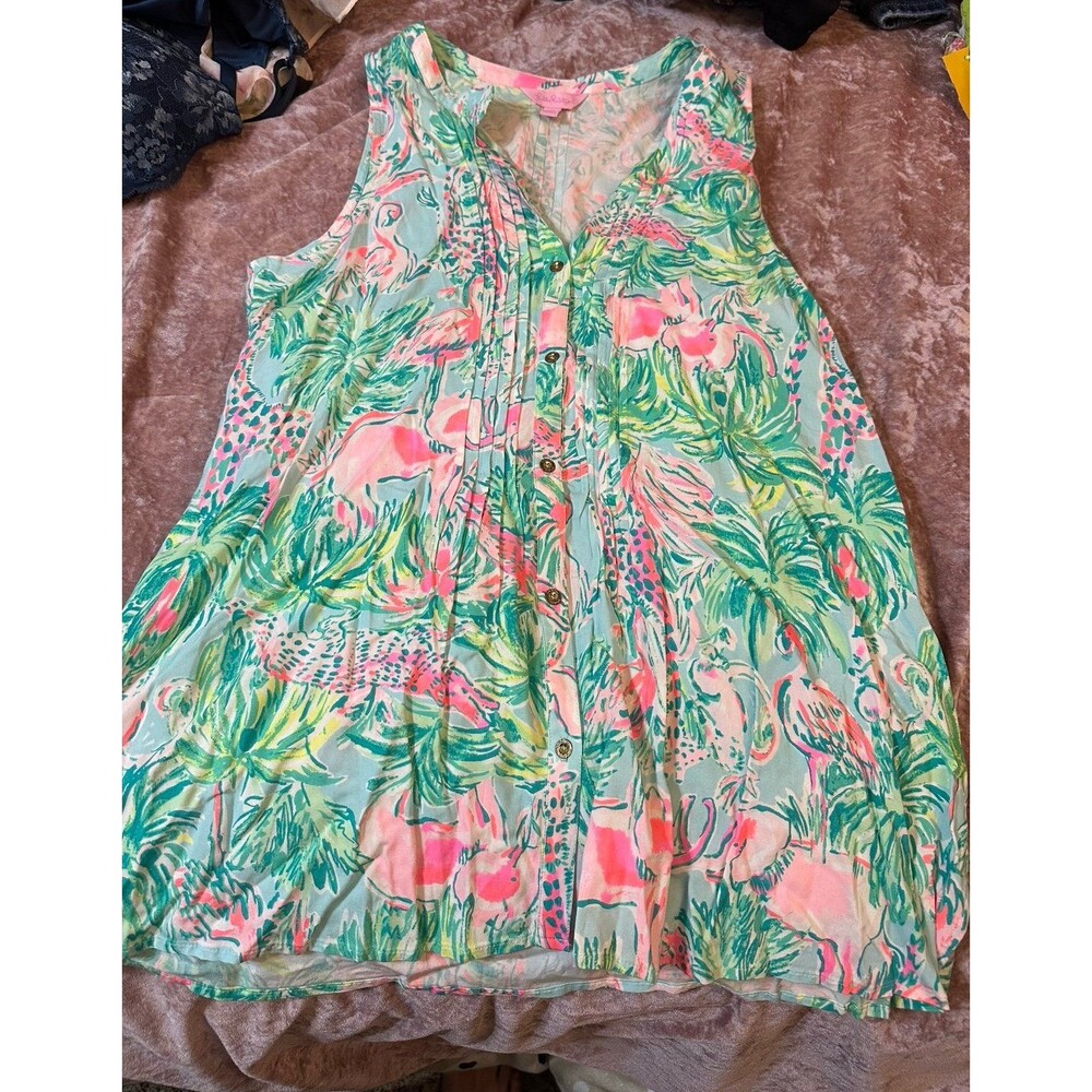 Lilly Pulitzer Floral Tank Top